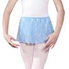 116243502 Kids Lace Skirt Match Leotard Ballet Skirts for Girl (L/C 140, Ice Blue) view 2
