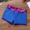 CHICTRY Child Girls Activewear Sequins Mermaid Tank Top & Shorts Set for Gymnastics Leotard Dancing Fuchsia&Blue 7-8 view 4