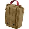 Mil-Tec Individual First Aid Kit Laser Cut Pouch Dark Coyote view 2
