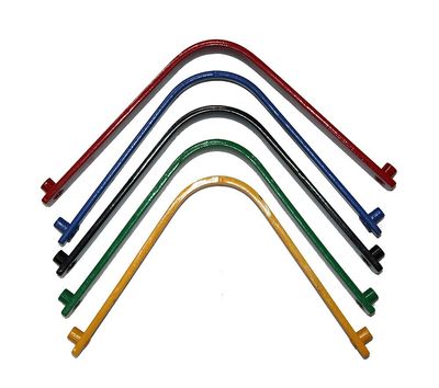 Henri de Rivel Adjustable Gullet Plates for IGP Saddles Easy Replacement, Multiple Sizes, Custom Fit for Horse Saddles - Blue - MW