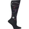 Nurse Mates Women's Calf Socks | 12-14 mmHg Compression | Comfort Support | 1 Pair | Stethoscope Wrap view 1