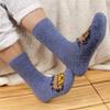 BambooMN Women's Super Soft Warm Microfiber Fuzzy Cozy Animal Socks, 06 Lion, 3 Pairs Value Pack view 3