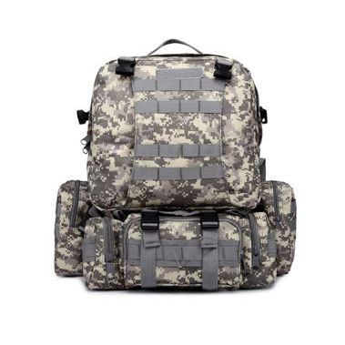 Arc-Defense Outdoor Tactical Bug Out Backpack 900D Military Waterproof Camouflage Hunting Mountain Hiking Camping Bag (ACU)