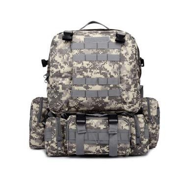 Arc-Defense Outdoor Tactical Bug Out Backpack 900D Military Waterproof Camouflage Hunting Mountain Hiking Camping Bag (ACU)
