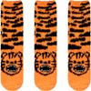 BambooMN Women's Super Soft Warm Microfiber Fuzzy Cozy Animal Socks, 10 Tiger, 3 Pairs Value Pack view 1