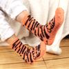 BambooMN Women's Super Soft Warm Microfiber Fuzzy Cozy Animal Socks, 10 Tiger, 3 Pairs Value Pack view 4