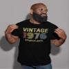 50th Birthday Gift Shirt for Men - Vintage Original Parts 1976 Retro Birthday - 001 - F/Brown-Sm view 2