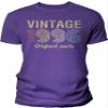 30th Birthday Gift Shirt for Men - Vintage Original Parts 1996 Retro Birthday - 001 - F/Purple-4X view 1