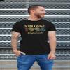 30th Birthday Gift Shirt for Men - Vintage Original Parts 1996 Retro Birthday - 001 - F/Navy-4X view 3