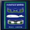 Hartford Whalers Logo History Felt Banner 14 x 37 view 1