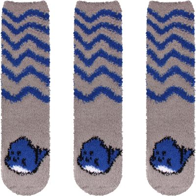 BambooMN Women's Super Soft Warm Microfiber Fuzzy Cozy Animal Socks, 11 Whale, 3 Pairs Value Pack