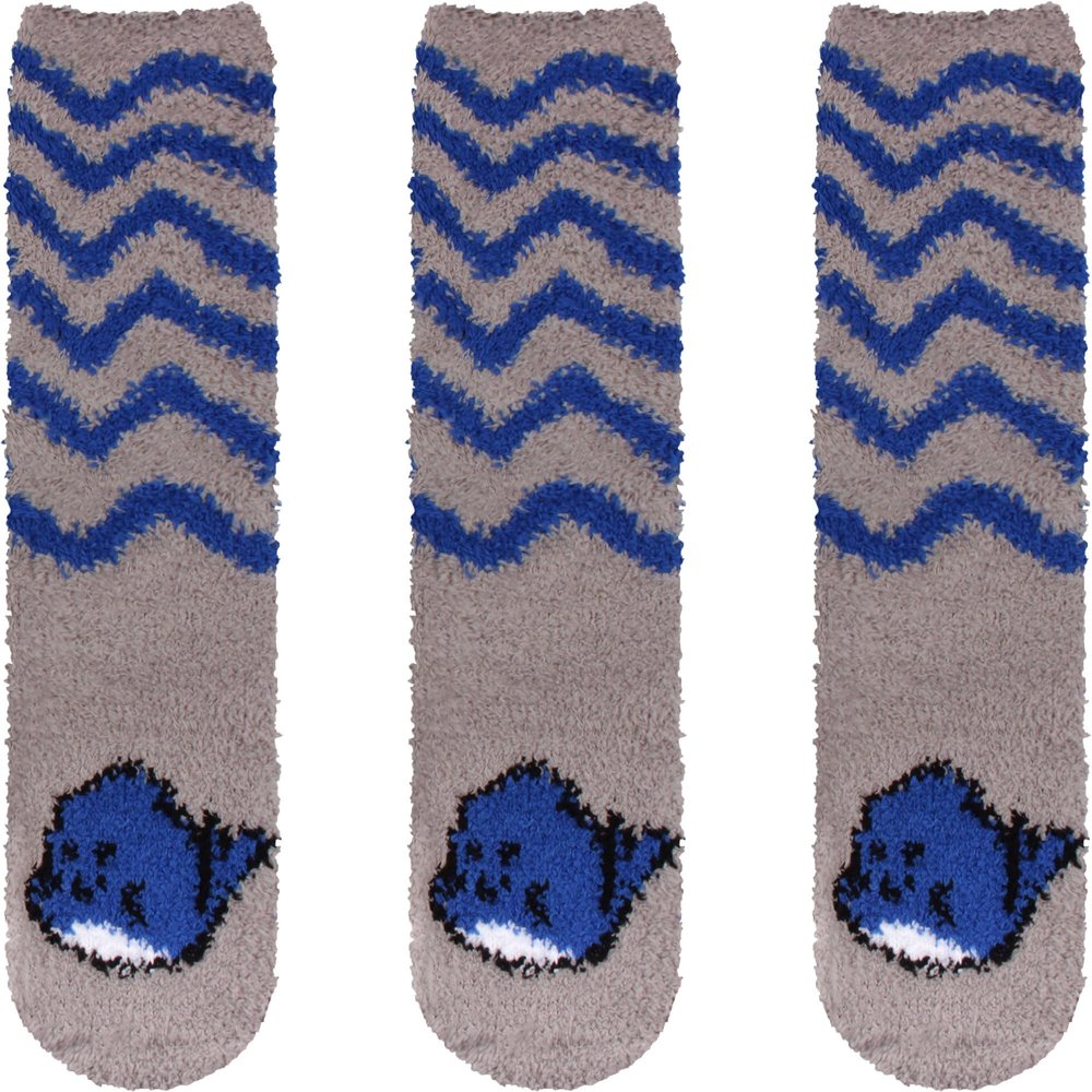 BambooMN Women's Super Soft Warm Microfiber Fuzzy Cozy Animal Socks, 11 Whale, 3 Pairs Value Pack