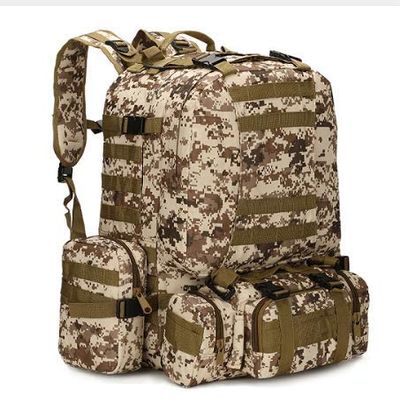 Arc-Defense Outdoor Tactical Bug Out Backpack Military Waterproof Camouflage Hunting Mountain Hiking Camping Bag (Digital Tan)