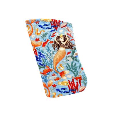 Eyeglass Case, Mermaid Fabric Case for Glasses, Sunglasses Case