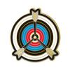 Archery Target Pin - 1.25" Archery Bullseye Enamel Lapel Pin 30 Pack view 1