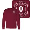 AL1124 - Indiana Hoosiers Aztec Pattern Emblem Long Sleeve - X-Large - Cardinal view 1