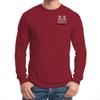 AL1124 - Indiana Hoosiers Aztec Pattern Emblem Long Sleeve - X-Large - Cardinal view 2