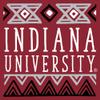AL1124 - Indiana Hoosiers Aztec Pattern Emblem Long Sleeve - X-Large - Cardinal view 4