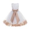 ekidsbridal Rose Petals White Flower Girl Dresses Pageant Dress Baptism Dress 007ss 2 view 2