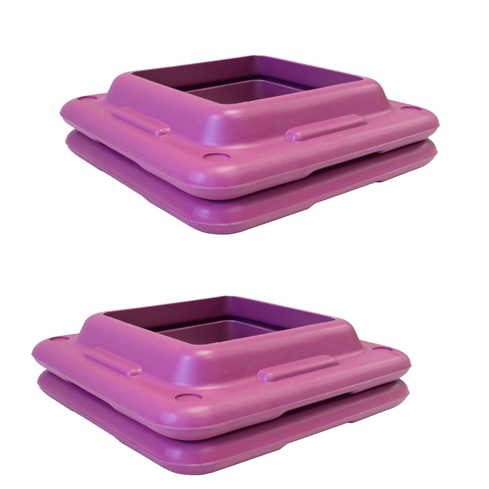 Ader Original Health Club Step, Aerobic Step, Gym Class Step, Platform with Risers (2pcs Risers Only)