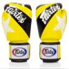 Fairtex BGV1 Muay Thai Boxing Training Sparring Gloves for Men, Women, Kids| Premium Quality, Light Weight & Shock Absorbent 10 oz Boxing Gloves -Nation Yellow view 3