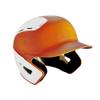 Mizuno B6 Adult Baseball Batting Helmet, Orange-White, Small/Medium view 1