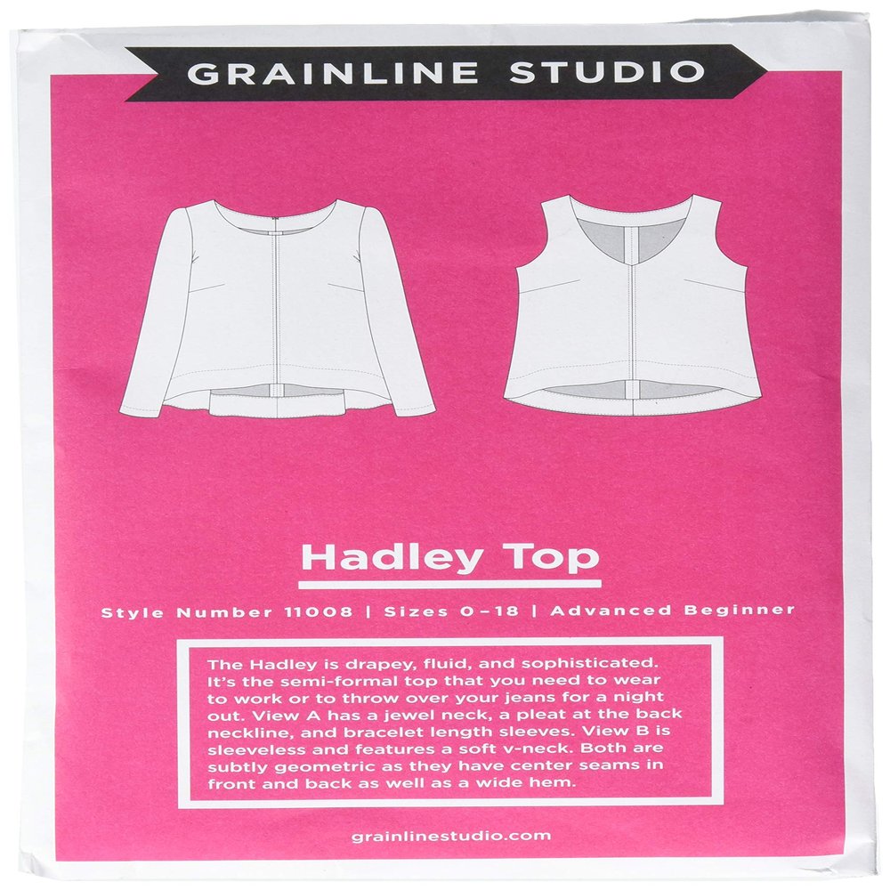 Grainline Studio Hadley Top Ptrn