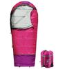 REDCAMP Kids Mummy Sleeping Bag for Camping Zipped Small, 32 Degree All Season Cold Weather Fit Boys,Girls & Teens (Pink with 3.3lbs Filling) view 1