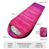 REDCAMP Kids Mummy Sleeping Bag for Camping Zipped Small, 32 Degree All Season Cold Weather Fit Boys,Girls & Teens (Pink with 3.3lbs Filling) view 4