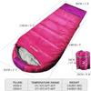 REDCAMP Kids Mummy Sleeping Bag for Camping Zipped Small, 40 Degree 3 Season Cold Weather Fit Boys,Girls & Teens (Pink with 2.4lbs Filling) view 3