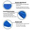 Kid Nation Kids Sweatpants Unisex Soft Brushed Fleece Casual Pull On Jogger with Pockets for Boys or Girls Size 5 6 Blue 01 view 4