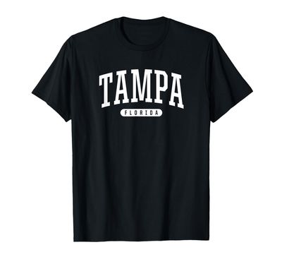 Tampa Florida T-Shirt University College Sports Style Tee FL T-Shirt