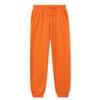 Kid Nation Kids Sweatpants Unisex Soft Brushed Fleece Casual Pull On Jogger with Pockets for Boys or Girls Size 5 6 Orange view 1