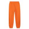 Kid Nation Kids Sweatpants Unisex Soft Brushed Fleece Casual Pull On Jogger with Pockets for Boys or Girls Size 5 6 Orange view 2