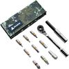 Granite Rocknroll Mini Ratchet Bike Tool Kit, Bike Multitool Kit with 9 Tool Bits and Extension Rod, Portable Bicycle Tool Kit for Mountain Bike, Road Bike and Gravel Bike (Green Camo) view 1