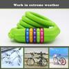 IDEALUX Bike Lock Cable, 4 Feet Bicycle Cable Lock with Mounting Bracket 5-Digit Combination Lightweight Bike Locks Green view 3