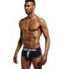 JOCKMAIL Men Open Back Underwear Men Boxer Shorts Cotton Backless Gay Underwear (M, Black) view 3