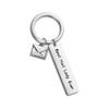 ENSIANTH Mail Carrier Keychain Thank You Gift For Postal Worker Best Mail Lady Gift Letter Charm Keychain (Mail Lady Keychain) view 1