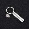 ENSIANTH Mail Carrier Keychain Thank You Gift For Postal Worker Best Mail Lady Gift Letter Charm Keychain (Mail Lady Keychain) view 2