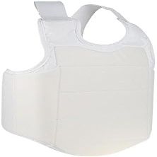 Karate Chest Guard, Unisex Highly Elastic Taekwondo Chest Guard Boxing Breast Protector Vest for Adult Child(M)