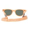 Baby Solo Babyfarer Baby Sunglasses Safe, Soft, Adjustable and Adorable 0-24 Months (0-24 months, Matte Pink Frame w/Rose Gold Mirror Lens) view 4