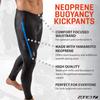 ZONE3 Neoprene Buoyancy Kickpants 5/3mm (Black/Blue, X-Small) view 3