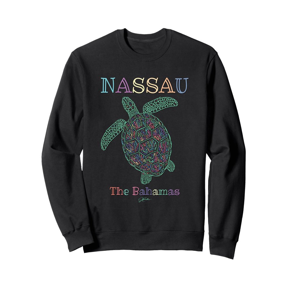 JCombs: Nassau, Bahamas, Sea Turtle Sweatshirt Sweatshirt