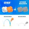 GSE Games & Sports Expert Orange Sports Reaction Balls, Reactivity Ball for Field Training, Agility Trainer for Baseball, Rubber Bounce Balls for Hand-Eye Coordination & Speed Reflex Training view 3