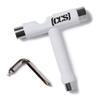 [CCS] Skateboard Tool - All in One T Tool, Metal T Tool W/Grip File, or Y Tool W/Rethreader (White) view 1