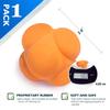 GSE Games & Sports Expert White Sports Reaction Balls, Reactivity Ball for Field Training, Agility Trainer for Baseball, Rubber Bounce Balls for Hand-Eye Coordination & Speed Reflex Training view 2