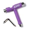 [CCS] Skateboard Tool - All in One T Tool, Metal T Tool W/Grip File, or Y Tool W/Rethreader (Purple) view 1