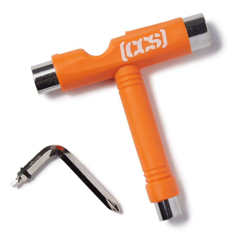 [CCS] Skateboard Tool - All in One T Tool, Metal T Tool W/Grip File, or Y Tool W/Rethreader (Orange)