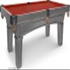 Gorina Granito Basalt Cloth - 18 Color Variations - for 7, 8, 8.5, 9, 10 Foot Tables (Red, 8.5' OS Precut - Inside Table Dimensions 46" x 92") view 3