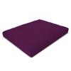 Zabuton Meditation Cushion - Supportive Yoga Floor Seat Cushion for Comfort & Posture Support - Natural Washable Cotton Fill kneeling Pad - Made in USA - Premium 32x26x3, Burgundy view 1